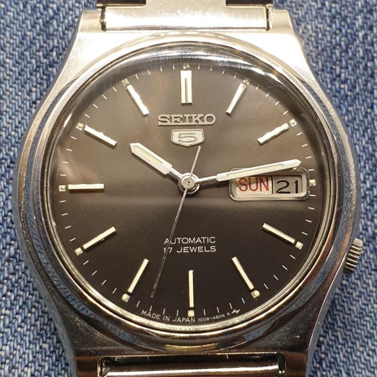 Seiko 5 7009 3171 Automatic Men S Watch Antiques Vintage Watches Jewelry On Carousell