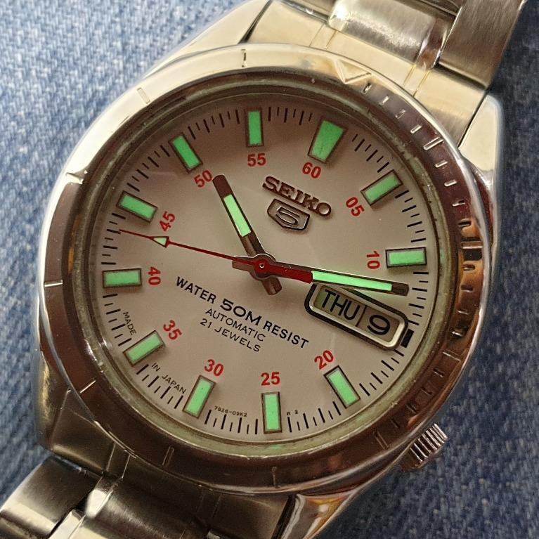 Harga seiko 5 hotsell automatic 21 jewels 7s26