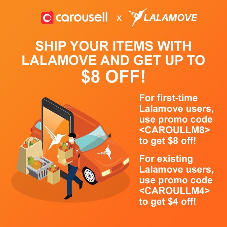 Ship Your Items With Lalamove And Get Up To 8 Off Announcements On Carousell