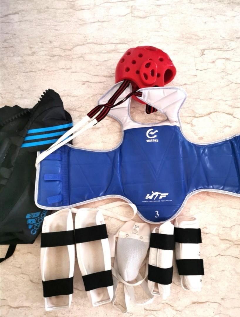 Taekwondo Sparring Gear Full Set, Sports, Sports & Games Equipment on