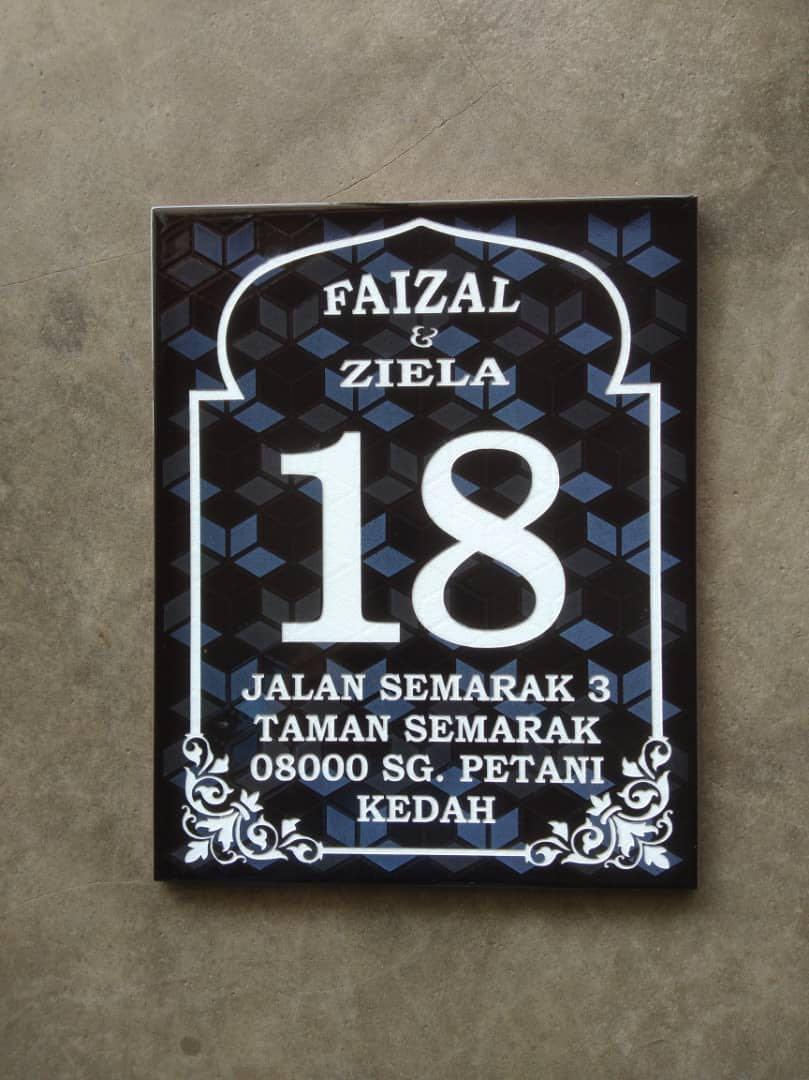Tile Alamat Rumah Design Craft Artwork On Carousell