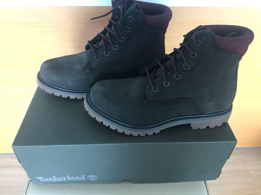 grey timberland boots size 5