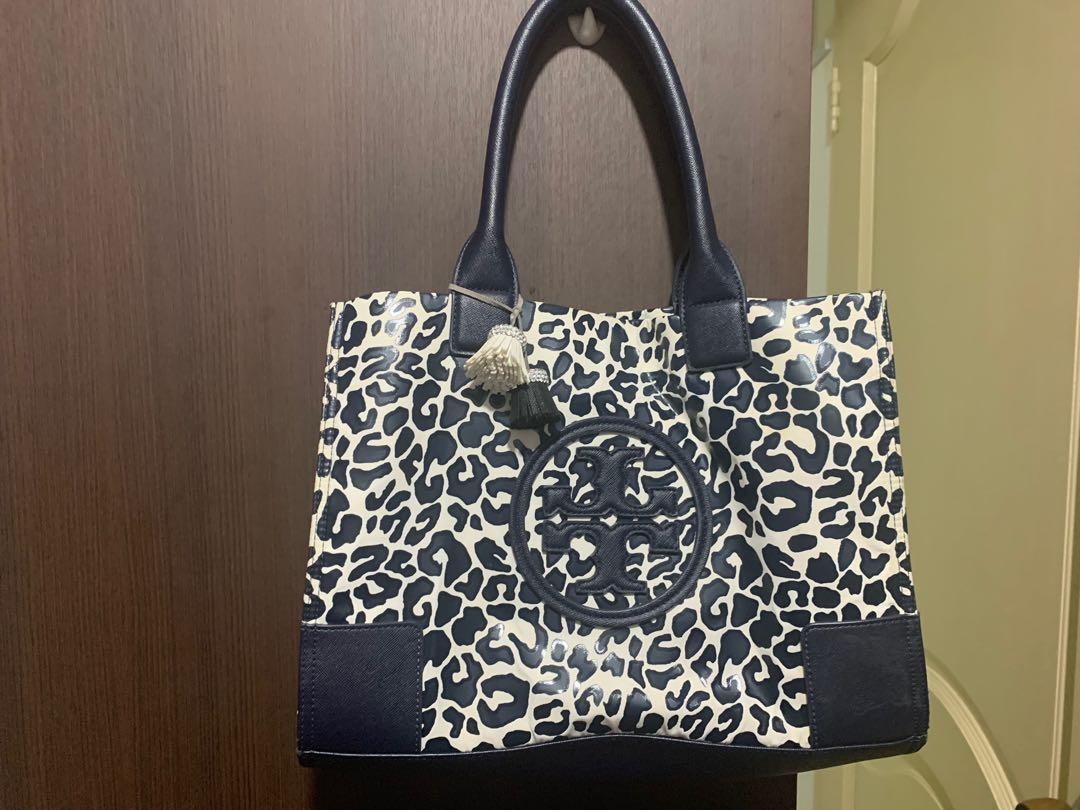 Tory Burch leopard print tote bag, Women's Fashion, Bags & Wallets, Tote  Bags on Carousell