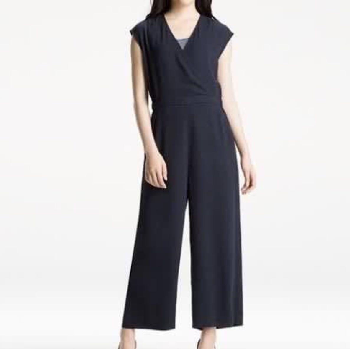 Uniqlo black jumpsuit clearance