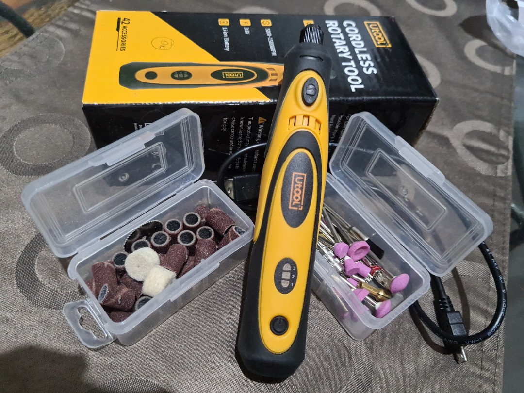 Utool Cordless rotary Tool Furniture Home Living Home Improvement Organisation Home Improvement Tools Accessories on Carousell