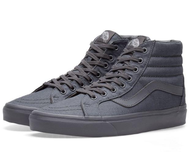 Vans High Tops Grey Sude