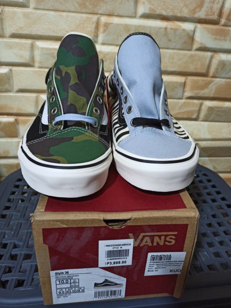 vans style 36 mismatch