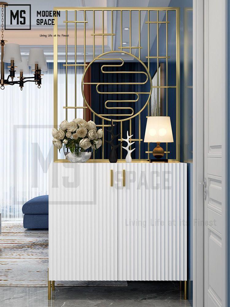 Wavy Modern Entryway Shoe Cabinet Sdr253 Furniture Shelves Drawers On Carousell