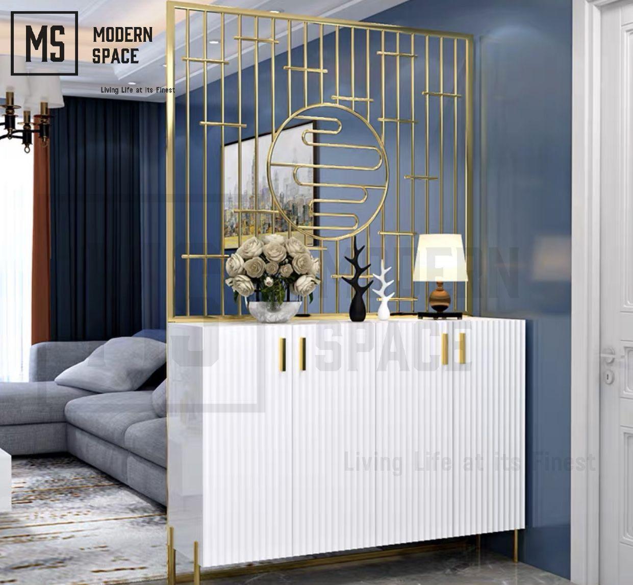 Wavy Modern Entryway Shoe Cabinet Sdr253 Furniture Shelves