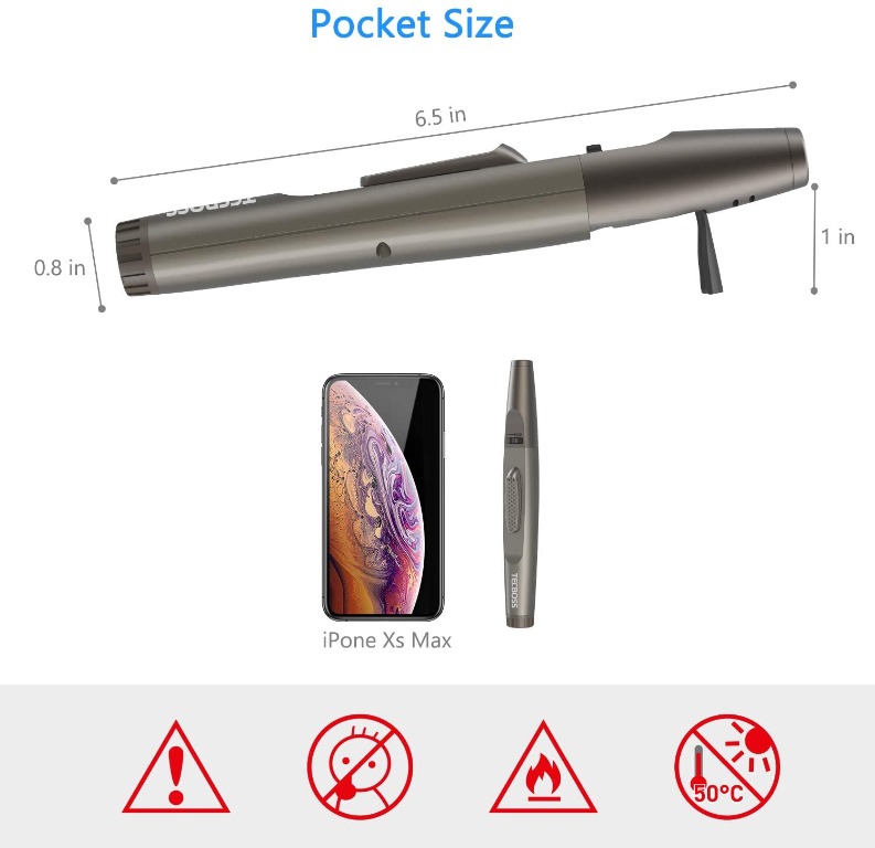 WVCN8    Torch Lighter, Tecboss Cigar Lighter Adjustable Butane
