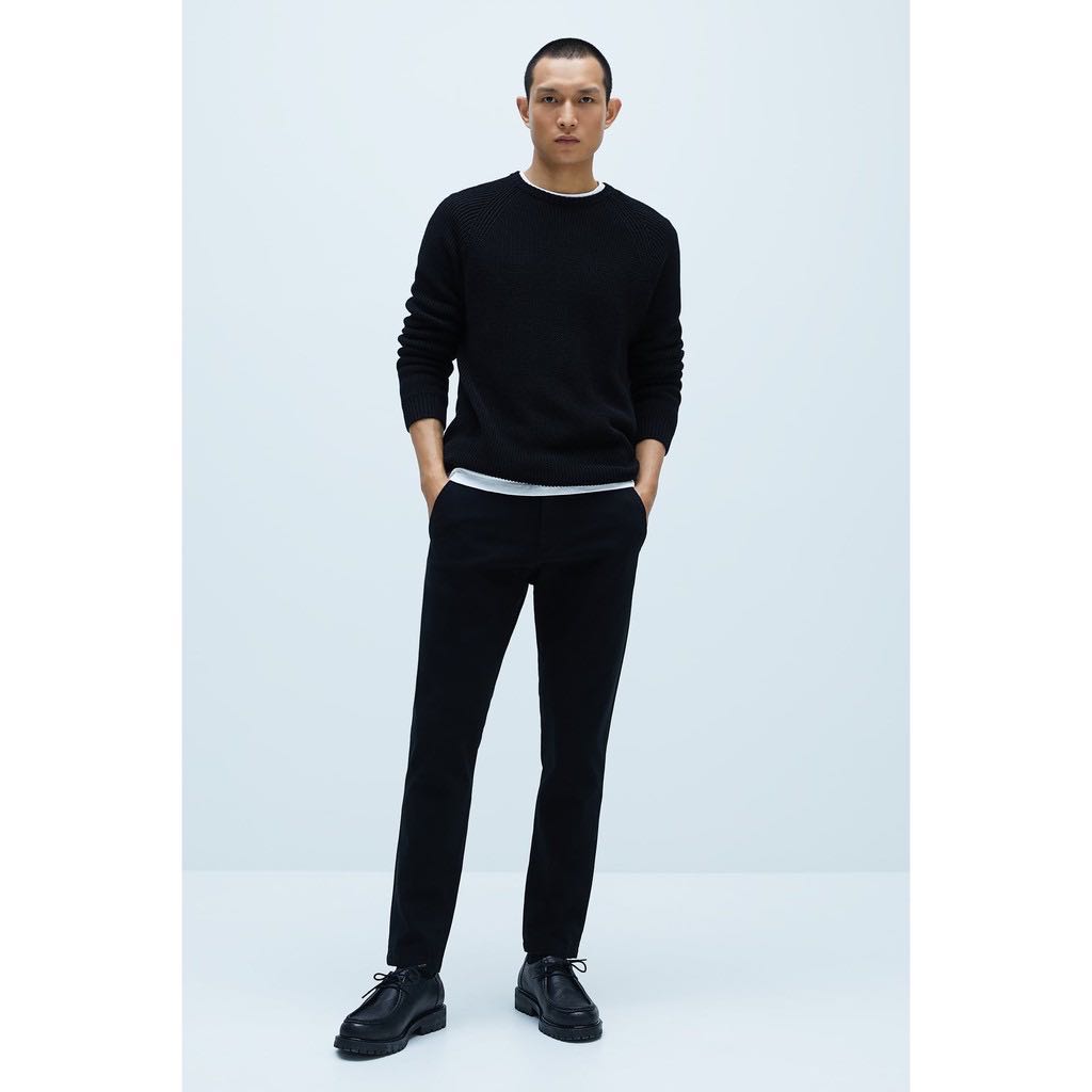 ZARA MAN ZARA MAN COMFORT CHINO TROUSERS, Men's Fashion, Bottoms, Chinos on  Carousell