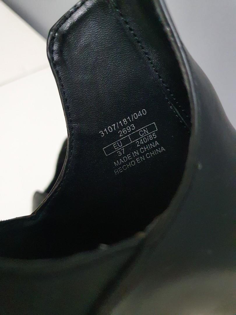 Zara Trf Leather Ankle Boots, Women'S Fashion, Footwear, Boots On Carousell