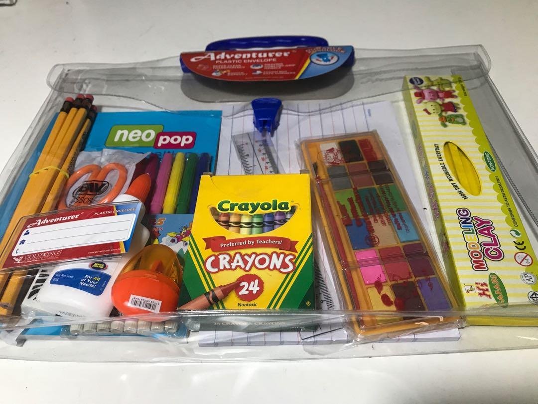 13pcSchool Supplies Kit, Hobbies & Toys, Stationary & Craft, Craft
