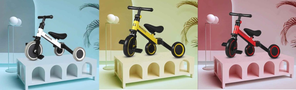 2️⃣6️⃣8️⃣ Kiwicool兒童平衡車及單車三合一變形車