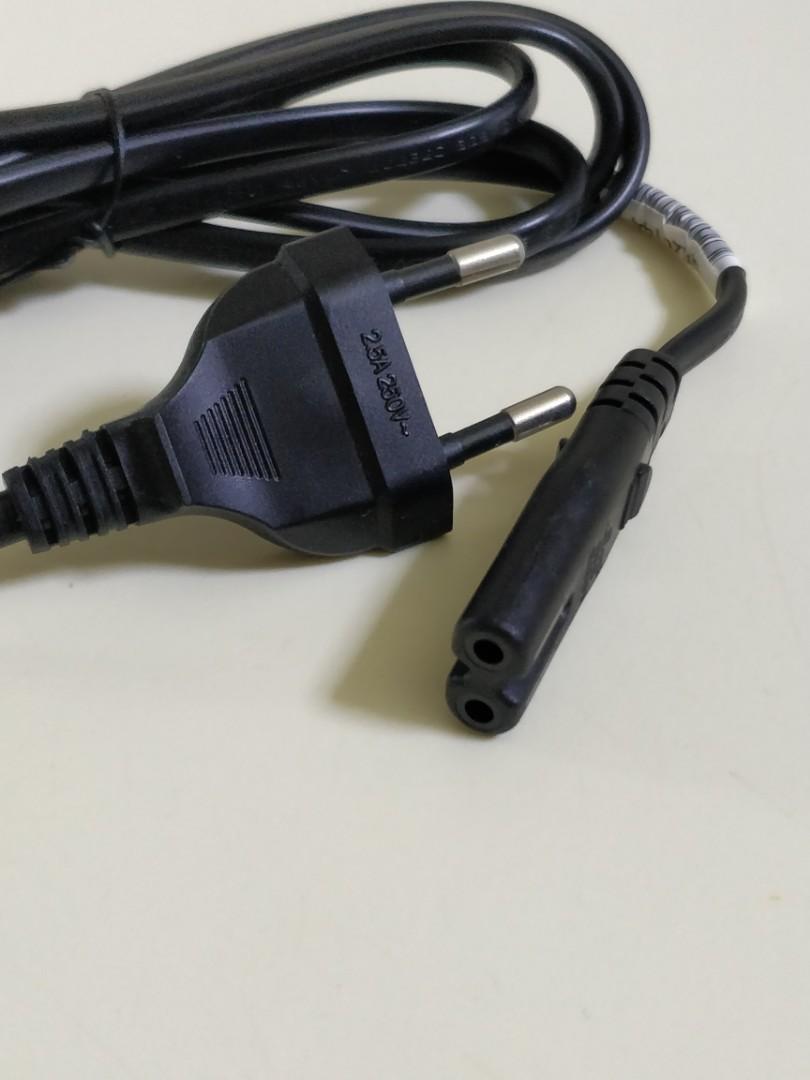 2 pin power cable, Computers & Tech, Parts & Accessories, Cables ...