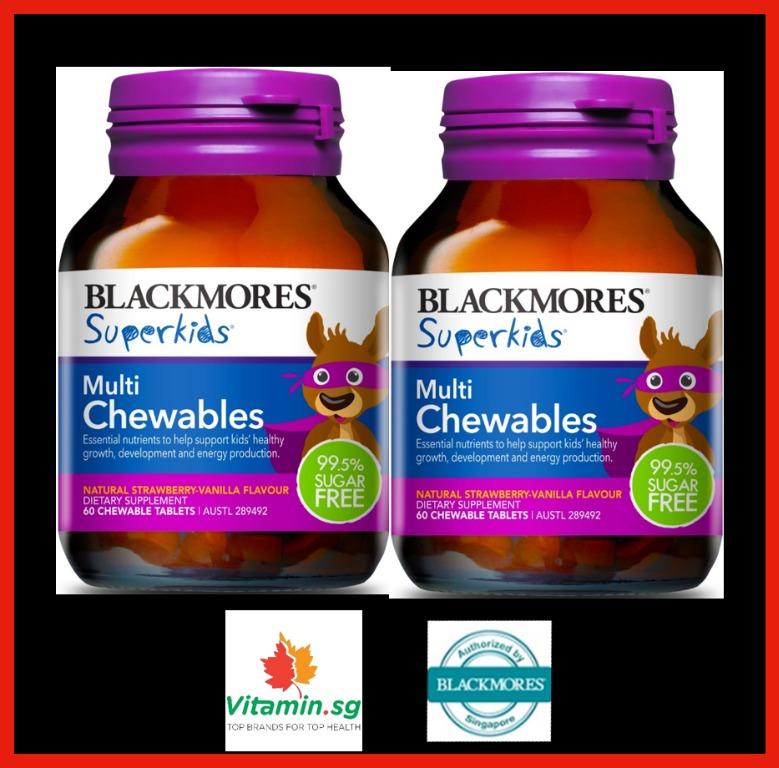 30 Off Blackmores Superkids Multi 60 Chewables Tabs X 2 Bottles Health Beauty Bath Body On Carousell