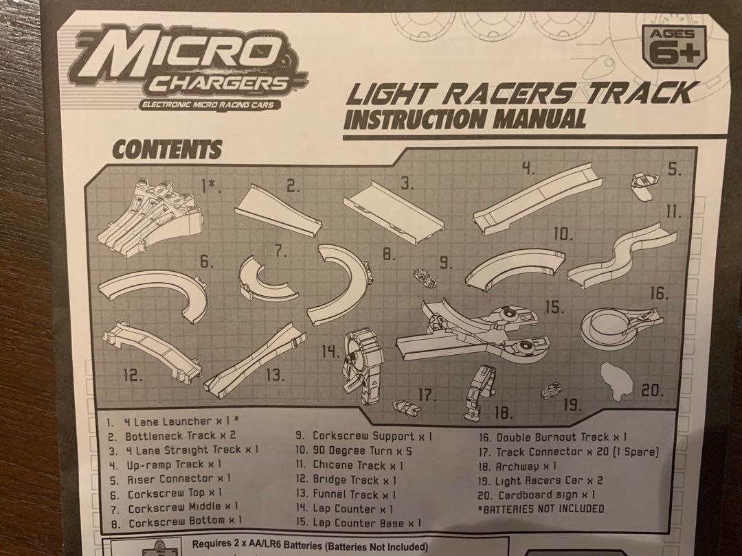 Micro chargers 2025 light racers track