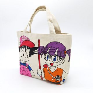 日本 IQ博士 小雲 X 龍珠 悟空 米白色帆布 手挽袋64224128710146110