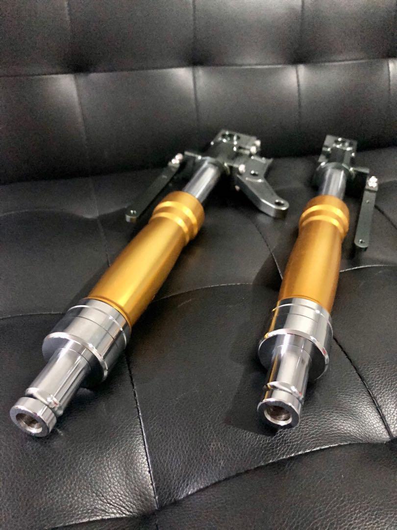  Aerox  155  USD Inverted Gold Fork  Ohlins Technology 