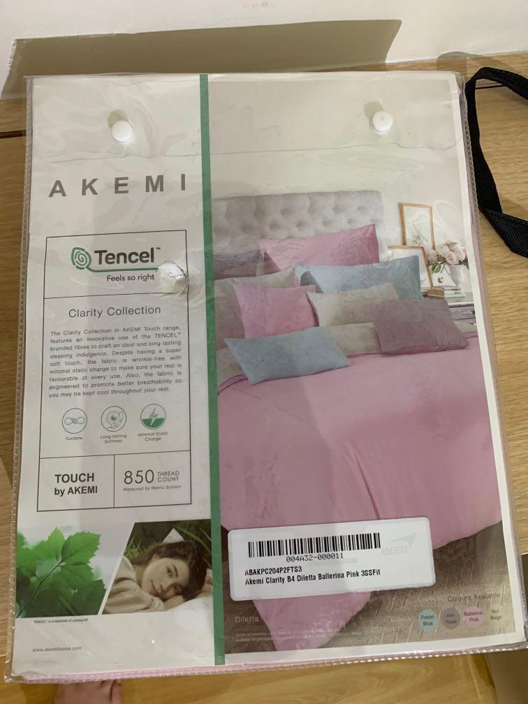 AKEMI Supersingle Bed Sheet, Furniture, Others on Carousell