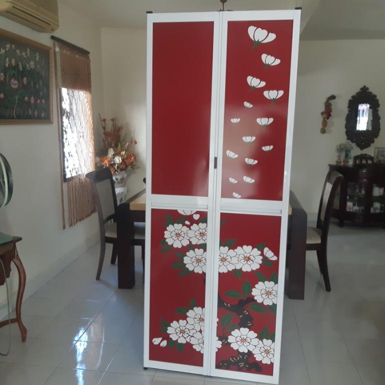 Aluminium Folding Door Bathroom Bi Folding Door Pintu Tandas Lipat Home Furniture Others On Carousell