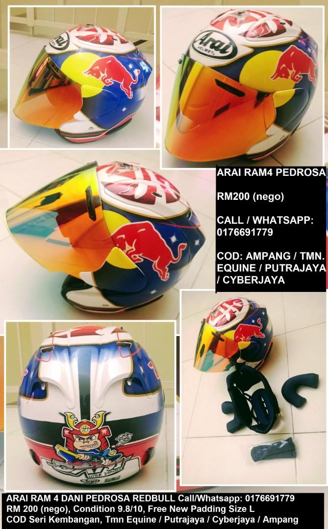Arai red bull on sale
