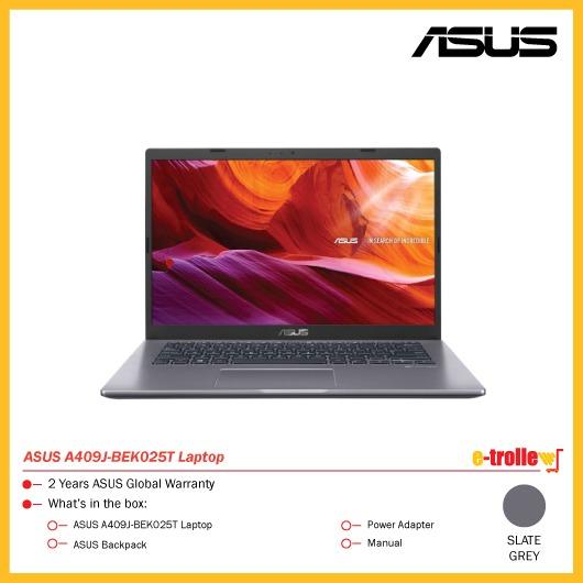 Asus A409j Bek025t Laptop Slate Grey Electronics Computers Laptops On Carousell