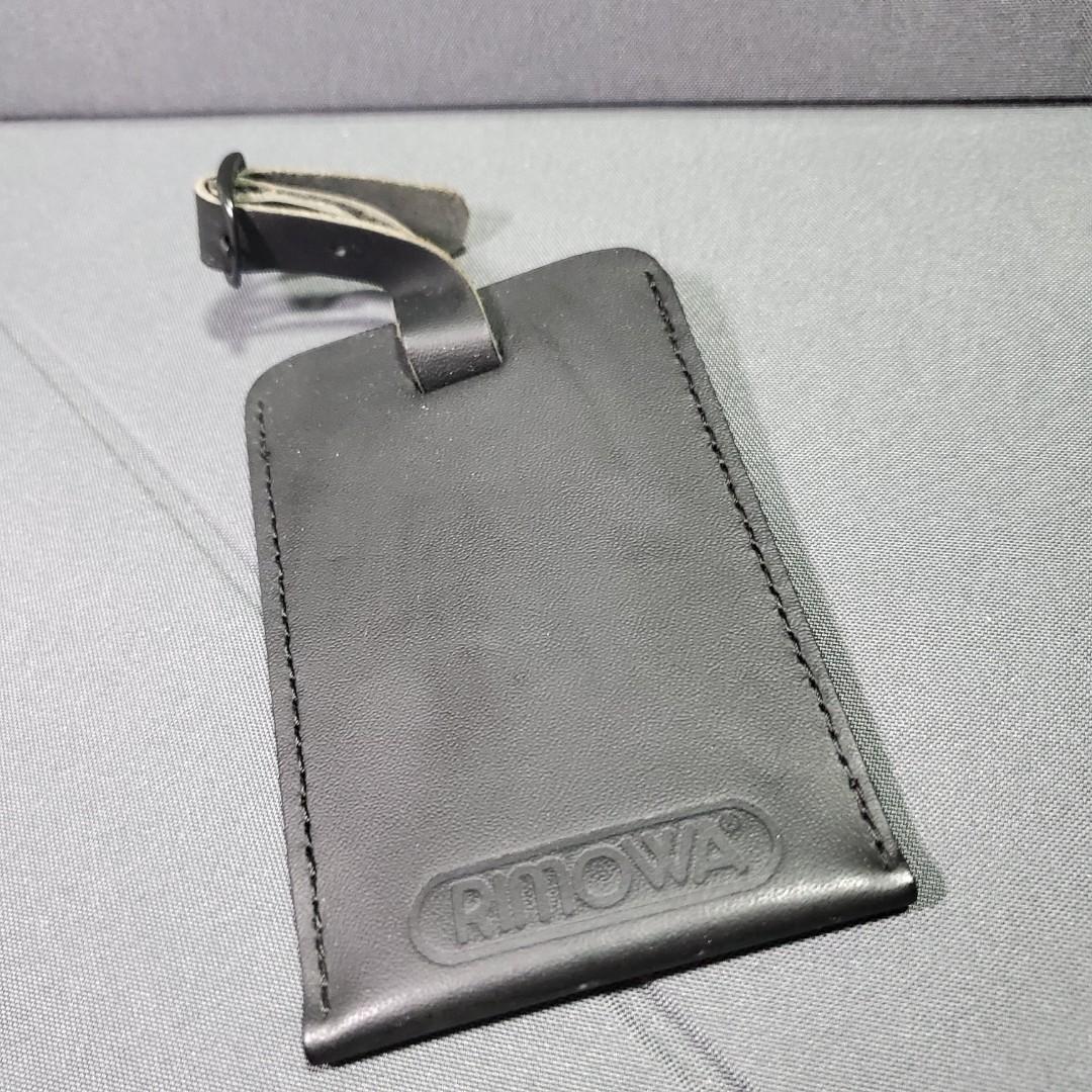 rimowa luggage tag leather