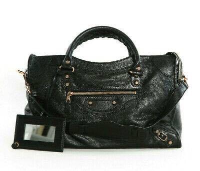 Balenciaga City GHW (Category: Luxury Bags & Wallets) located in Baliuag. Submitted by lml_prelovedxx (Listing ID 284504461, Image 1). Description: Original Balenciaga City Classic GHW City Classic: Width 15in/38cm, Length 9.4in/24cm, Depth 5.5in/14.3cm, Handle drop length 5in/12.6cm Authentic with mirror and dustbag (generic only) What you see is what you get (actual photos already posted) Recolored (orig in blue color) No return, no exchange 8/