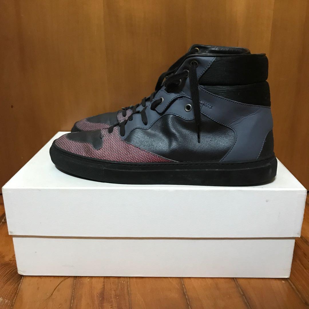balenciaga pleated high top