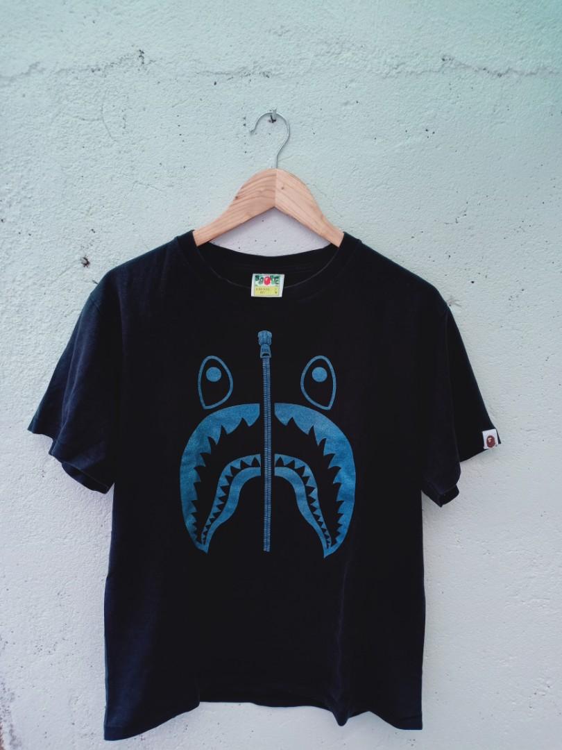 bape glitter shark tee