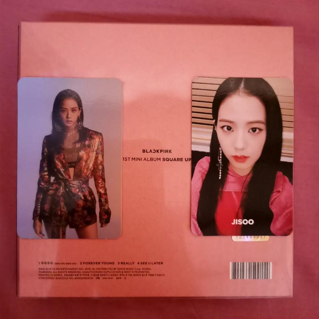 Blackpink Square Up Pink Version Photocard Hobbies And Toys Memorabilia And Collectibles K Wave 