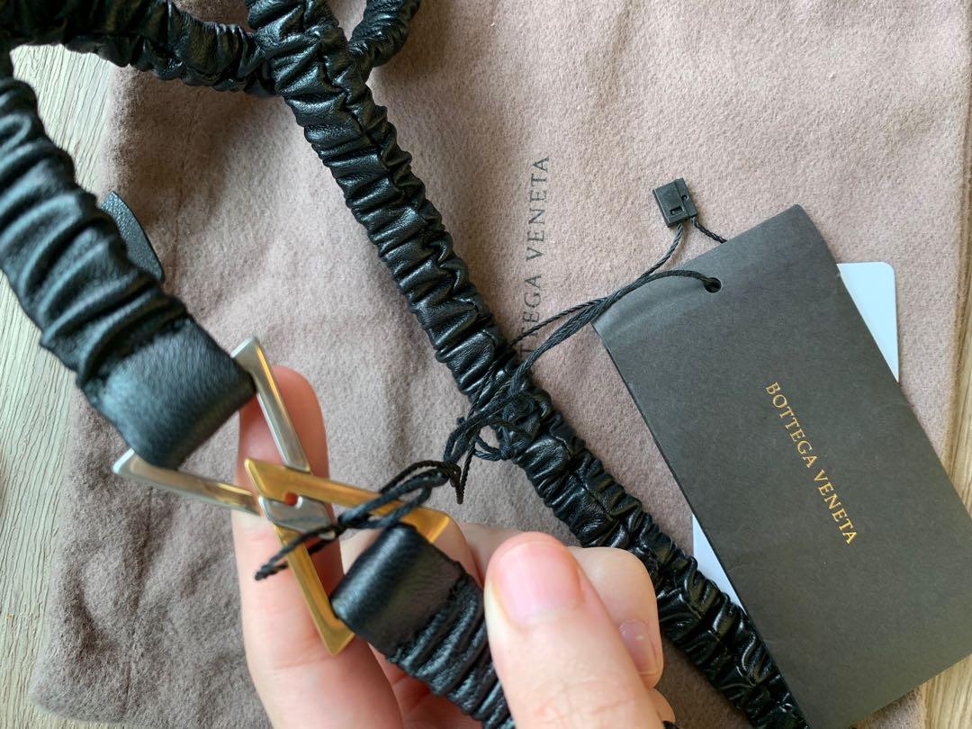 bottega veneta ruched belt