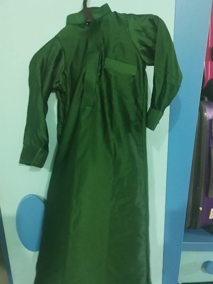 jubah emerald green