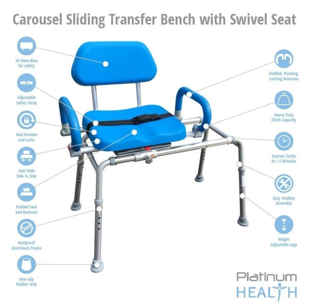Carousel Sliding Transfer Bench Furniture Tables Chairs On Carousell