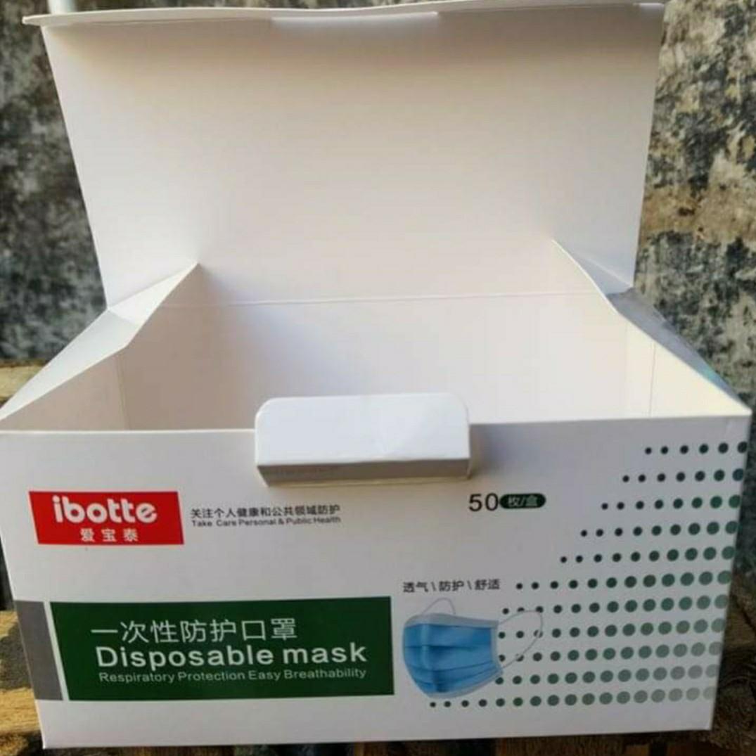 Face mask 3ply disposable surgical 50s (Category: Medical Supplies & Tools) located in Quezon City. Submitted by cleanedgetrading (Listing ID 1011077388, Image 1). Description: face mask 3ply surgical mask disposable mask 50pcs per box.