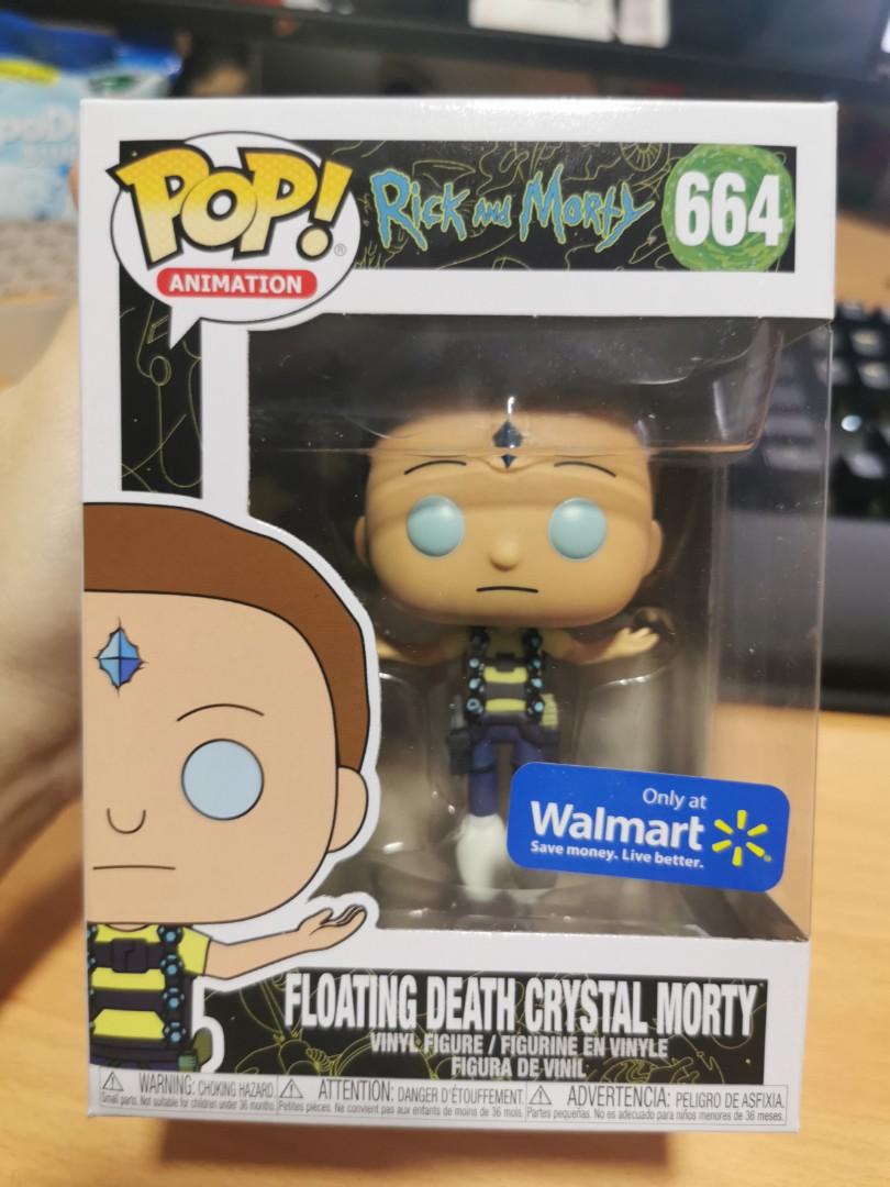 Floating Death Crystal Morty Funko Pop 