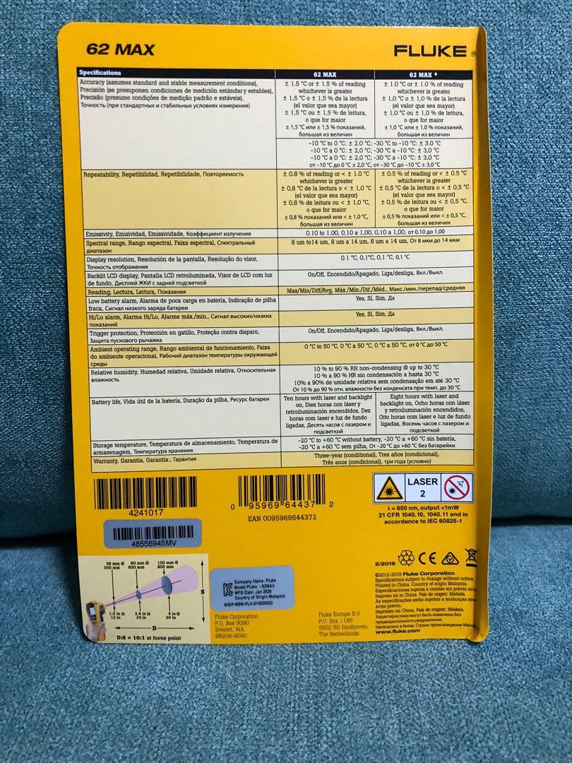 pirometro fluke 62 max