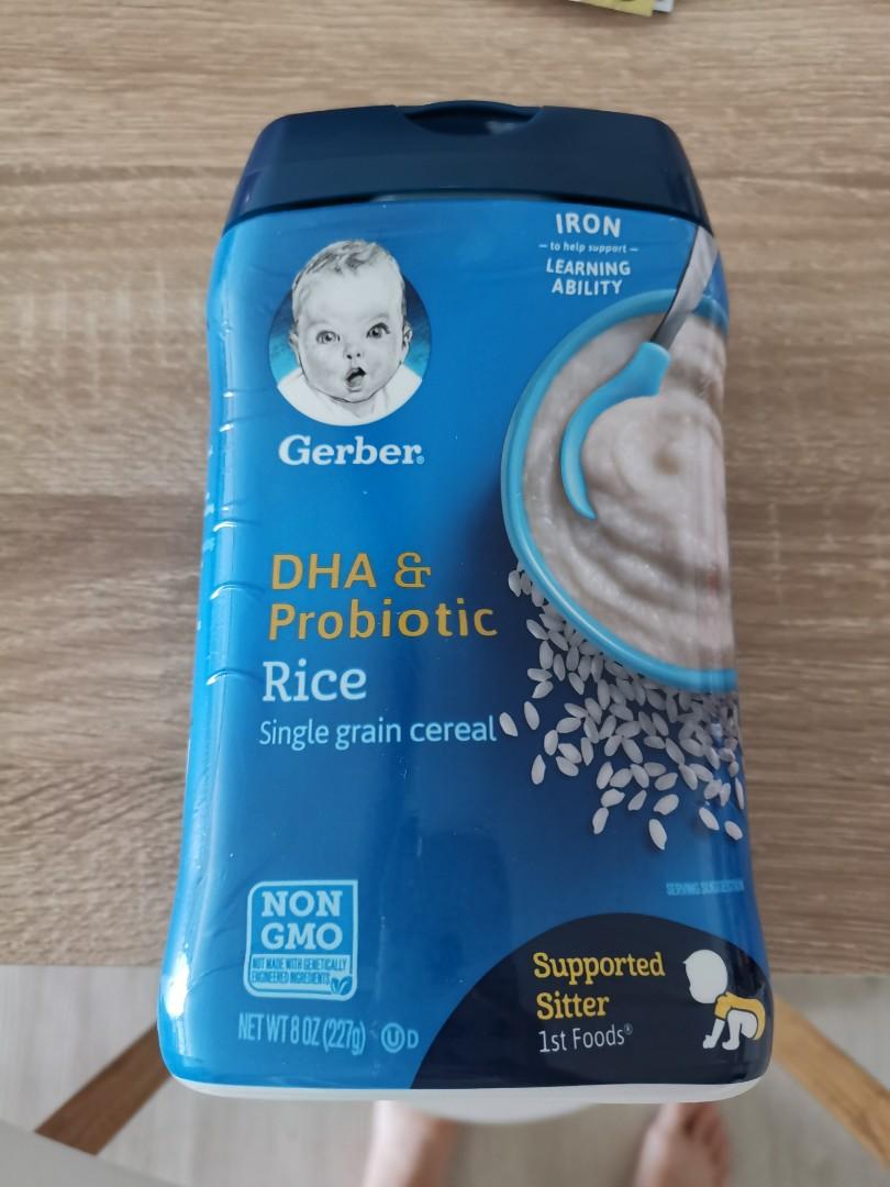 gerber dha probiotic rice