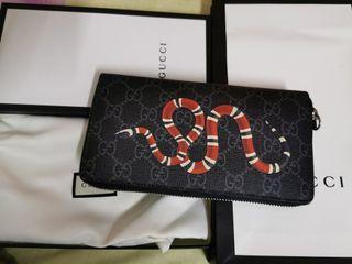 Gucci King Snake Long Wallet
