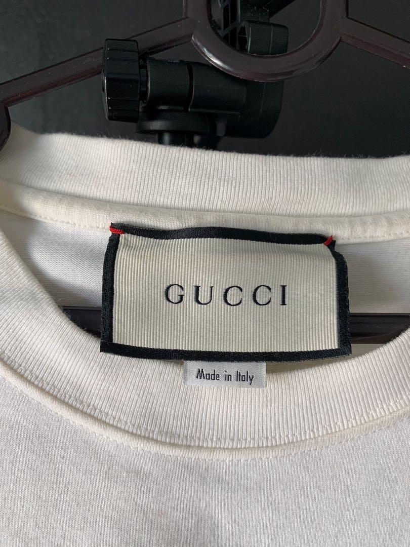 White Distressed Gucci TShirt For Sale In Algonquin, IL OfferUp, Gucci  Distressed Logo T Shirt