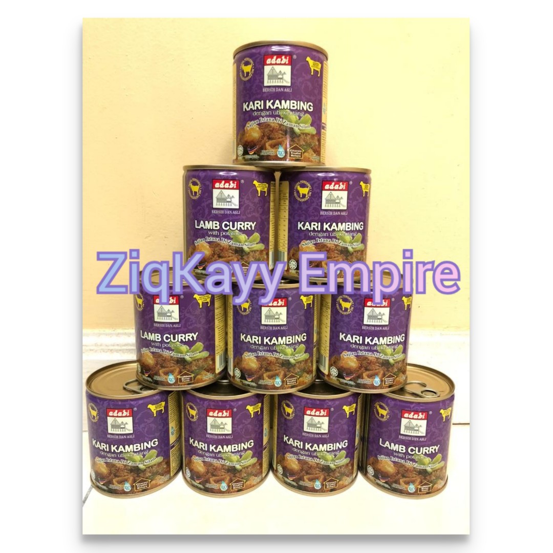 Hot Item Kari Kambing Adabi 280g Food Drinks Instant Food On Carousell