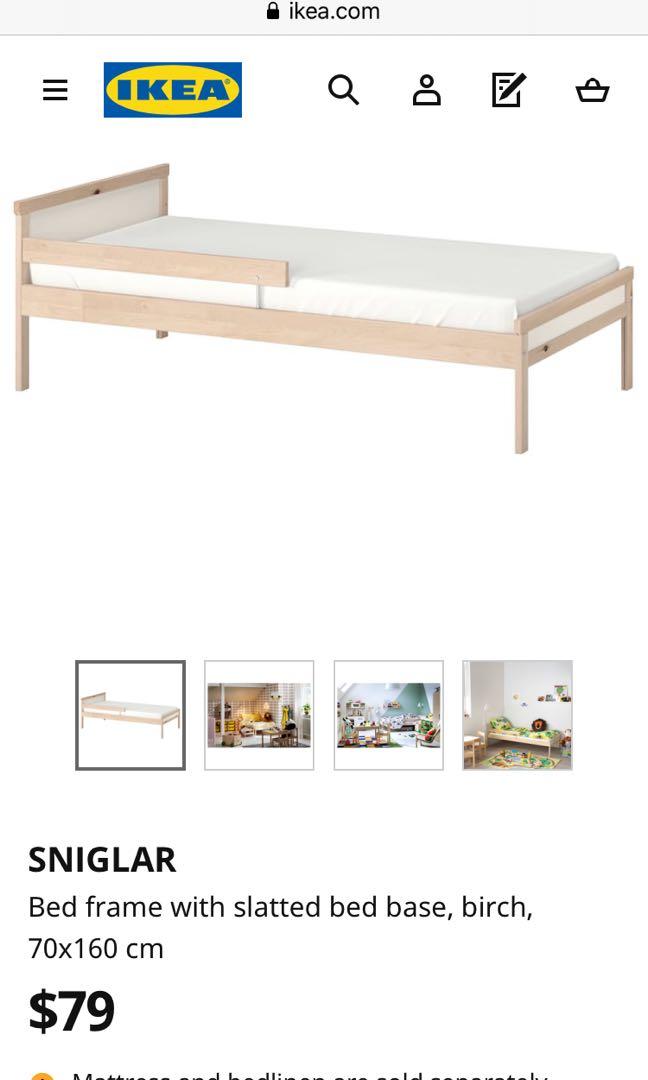 IKEA bed frame Kids single, Babies & Kids, Baby Nursery & Kids
