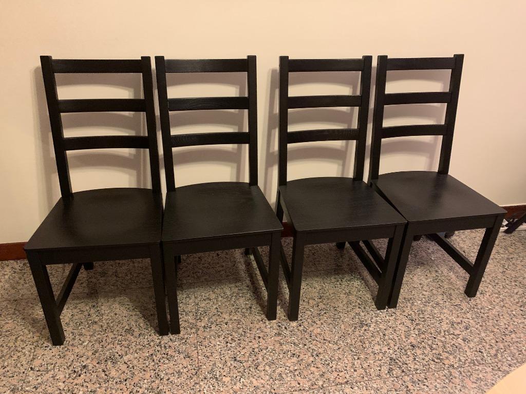 Ikea Nordviken dining chairs x 4
