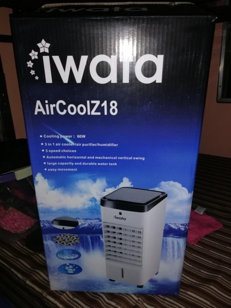 Iwata air cooler z18, TV & Home Appliances, Air Conditioning and Heating on Carousell