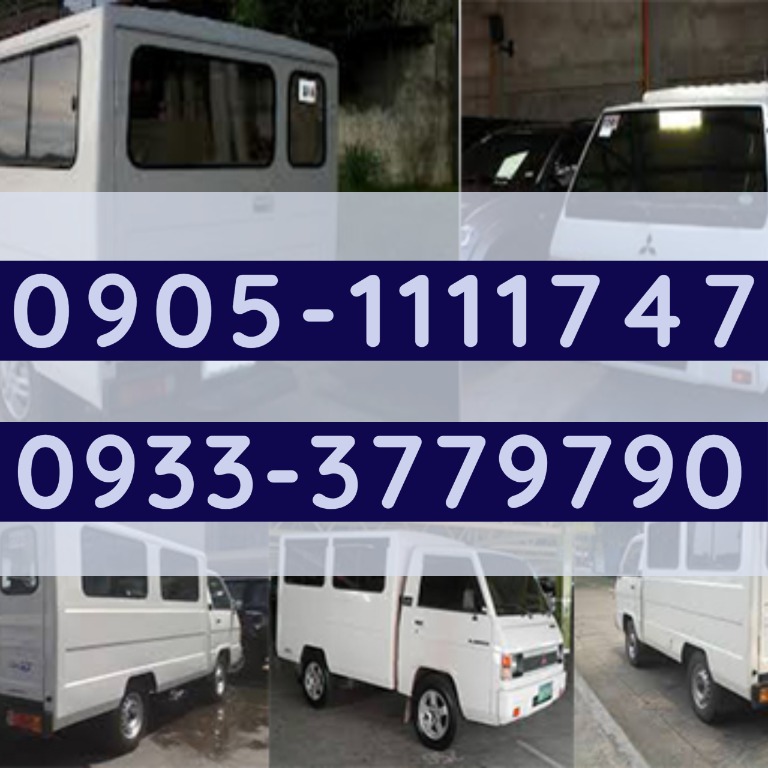L300 FB Van For Rent, Innova For Rent, Vehicles For Rent, HiAce For Rent, Truck For Rnt