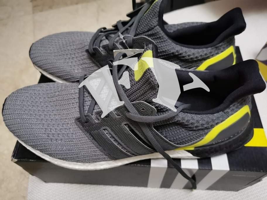 Legit Adidas Ultra Boost Gray And Green Black And White Sole Size 12 Brand New Men S Fashion Footwear Sneakers On Carousell