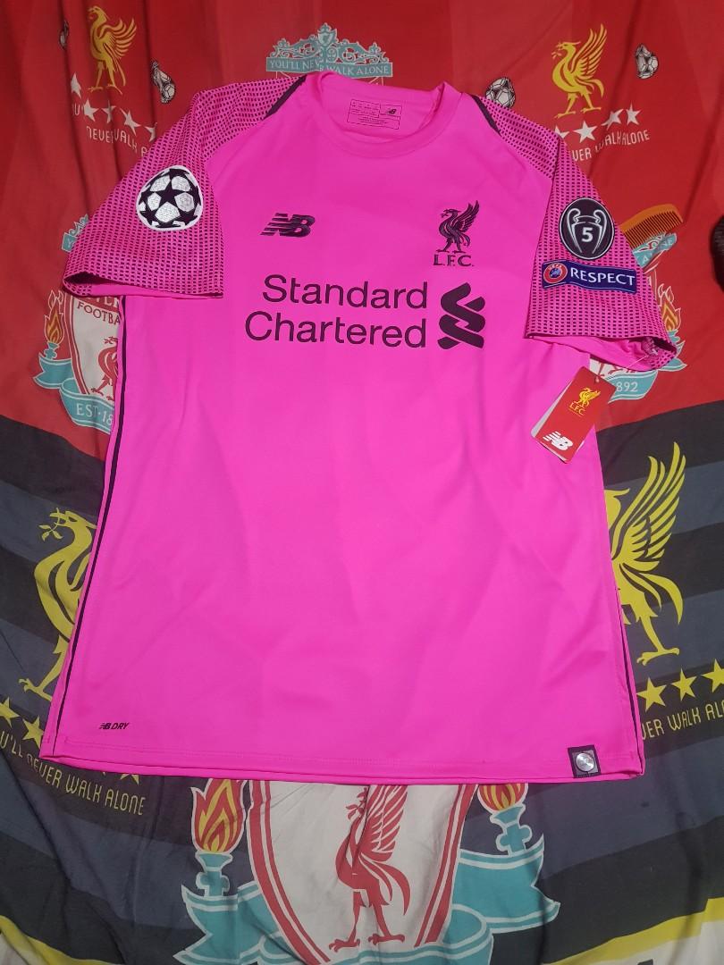 LFC Pink Goalkeeper Jersey#2018-19#A.BECKER 13#GB S#