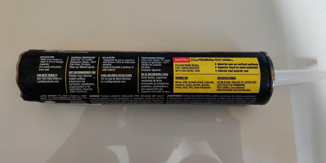 Loctite PL Fast Grab Premium Polyurethane Construction Adhesive