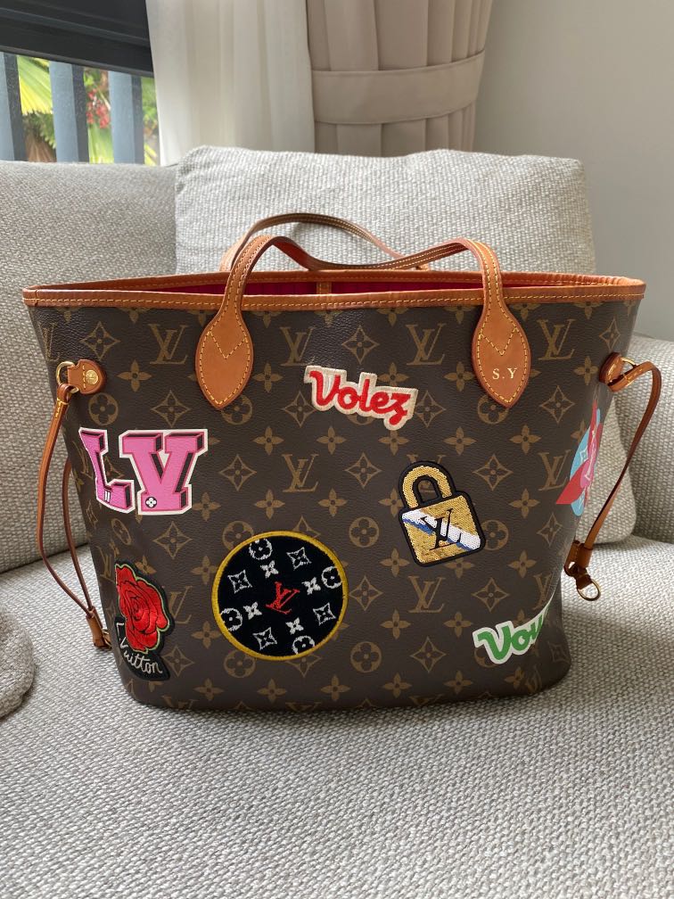 New in Box Louis Vuitton Limited Edition Stickers Neverfull Tote